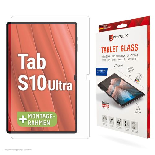 DISPLEX Displayschutzglas "Tablet Glass", transparent, B:22,5cm T:32mm, Displayfolien, Displayschutzfolie, Schutzfolie, Bildschirmschutz, kratz- & stoßfest