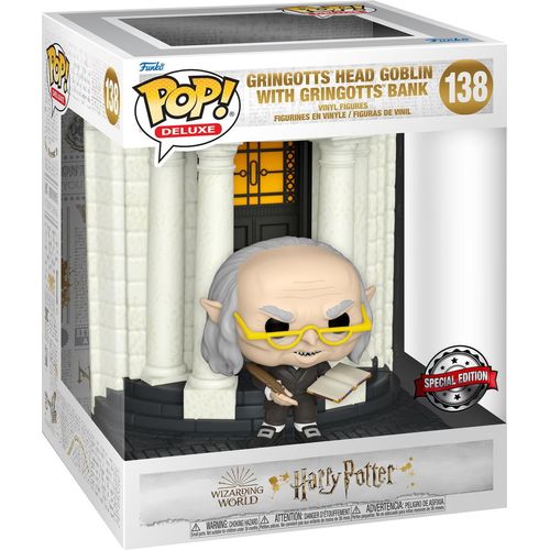 Harry Potter - Gringotts Head Gobliun With Gringotts Bank 138 Special Edition - Funko Pop! - Vinyl Figur
