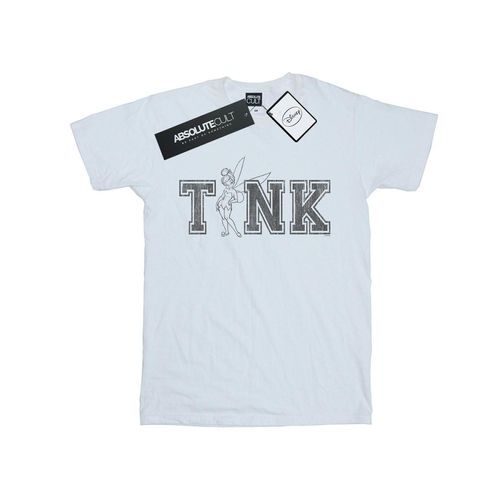Disney Heren Tinker Bell Collegiate Tink T-shirt (Wit)