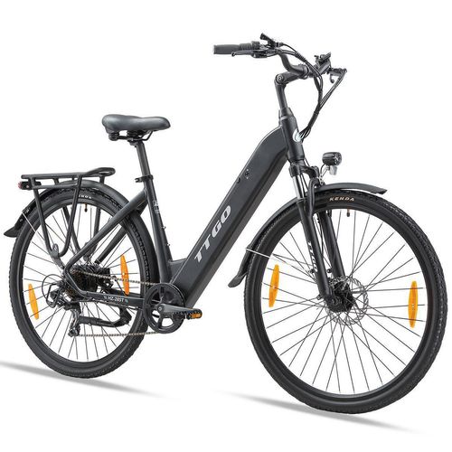 E-Bike Cityrad Cityrad 28 Zoll Damen/Herren HZ28ST SUV, 720Wh, 85 % vormontiert 45Nm 7 Gang SHIMANO, Kettenschaltung, Heckmotor, 720 Wh,Kettenschaltun