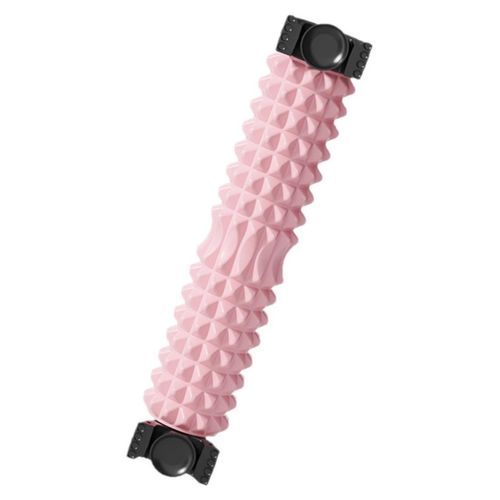 INF Wandbefestigte Rolle mit Saugnapf EVA+PP 3D Pyramiden Hohlkehle Rosa