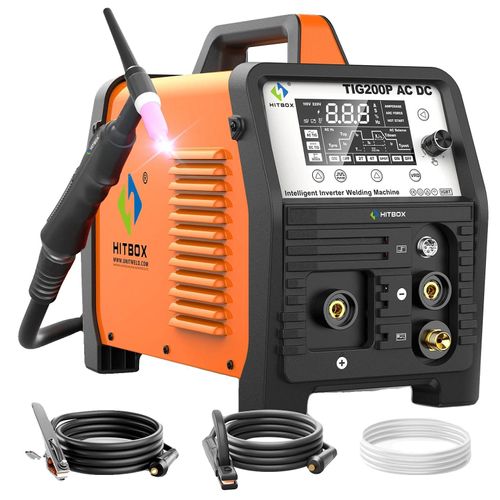 Schweißmaschine, Intelligente Inverter-Technologie, Duale Spannungskompatibilität, TIG200P ACDC