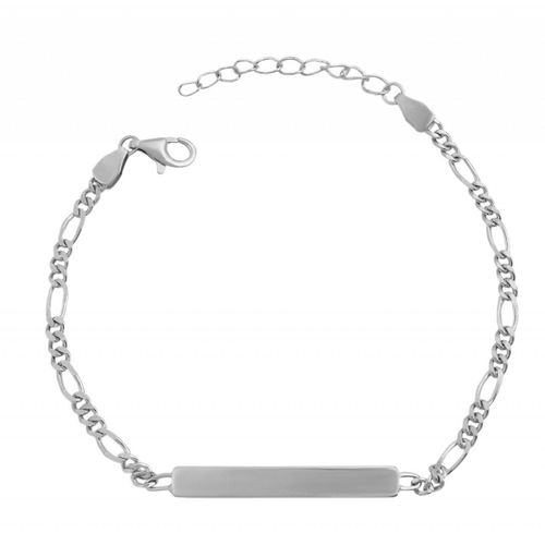 Silberarmband ADELIA´S "Unisex Armband aus Silber" Gr. 17, silber, Armbänder, Damen, 17, Silber 925 (Sterlingsilber), Silberarmband