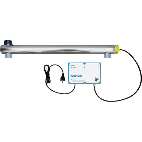 UV Anlage PURE 2.4 120 Watt zur Entkeimung von Wasser 2 Zoll / inch