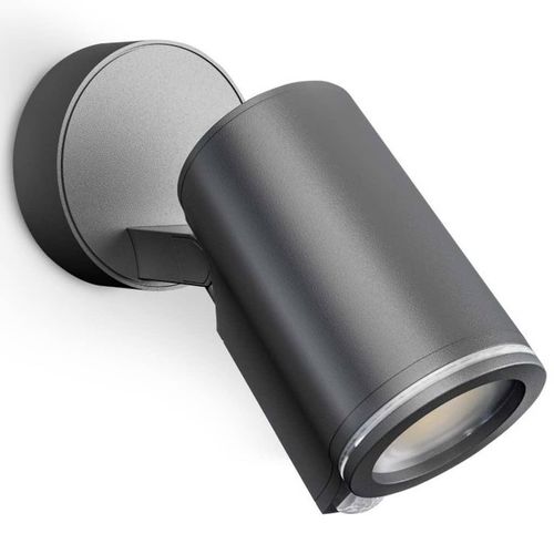 STEINEL Spot ONE, Wandbeleuchtung für den Außenbereich, Schwarz, Aluminium, Kunststoff, IP44, Fassade, II