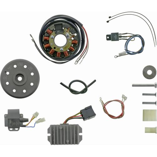 Simson Lichtmagnetzündanlage 6V 75W Gleichstrom mit integrierter vollelektronischer Zündung für Roller Ludwigsfelde (Pitty, SR56, SR59, TR150)