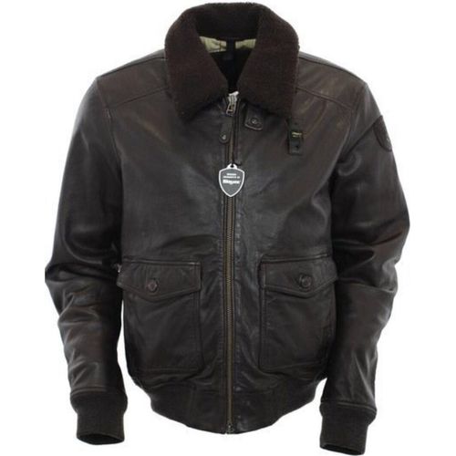 Blauer Jacken Kurtka Mska Skóra BLUL01285, BLUL01285370, Größe: 193