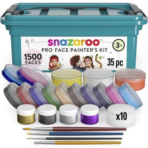 SNAZAROO Set fü r kleine Gesichter - Profi Box 1500 Gesichter