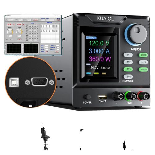 DC-Netzteil, programmierbar, USB-Konnektivität, SPPS-D 120V 3A