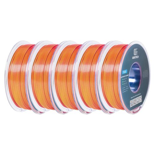 3D Filament, PLA Material, hohe Zähigkeit, Rot Gelb Blau
