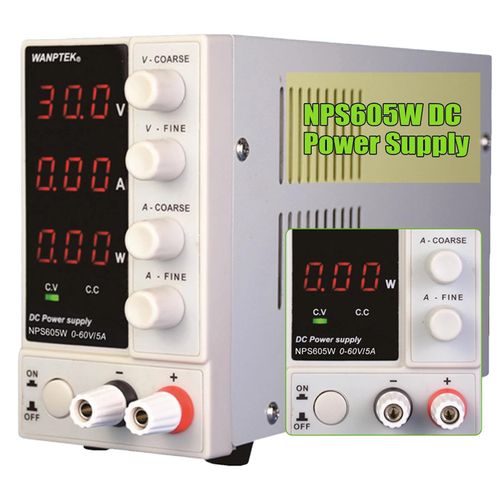 Gleichstromversorgung, 0-60V Ausgangsspannung, 0-5A Ausgangsstrom, 300W Ausgangsleistung, 220V Eingangsspannung, 23x7x13 cm Abmessungen