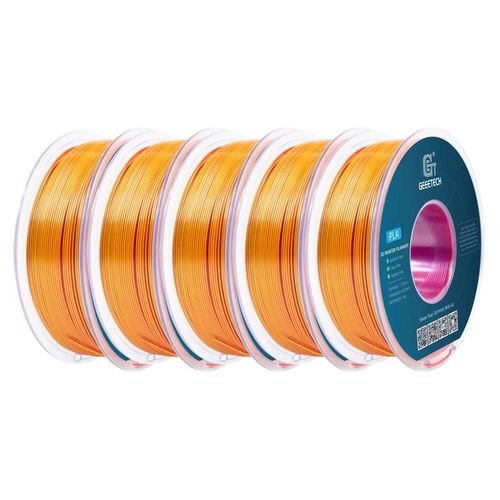 3D Filament, PLA Material, hohe Zähigkeit, Rot Gold Lila