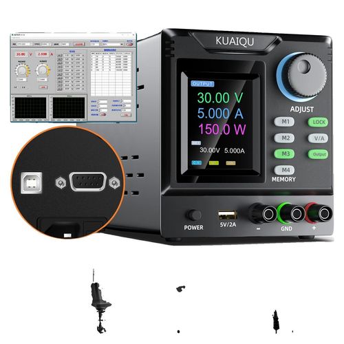 DC-Netzteil, programmierbar, USB-Konnektivität, SPPS-D 30V 5A