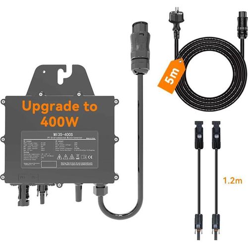 Mikro-Wechselrichter, 800W Ausgang, WiFi-Konnektivität, 400W Wechselrichter, AC 230V, DC 26-60V