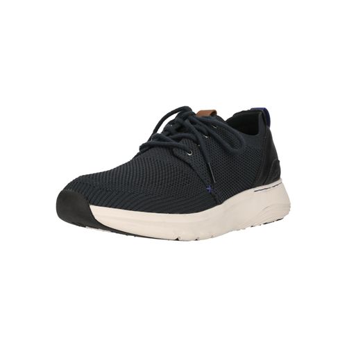Sneaker CLARKS "Motion Trek", Herren, Gr. 45, blau, Kunstfaser, Schuhe Sneaker, mit fortschrittlicher Motion Tread Technologie