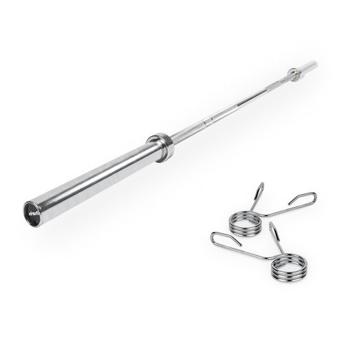VirtuFit Olympische Halterstange 50 mm 180 cm aus Chrom 13 kg