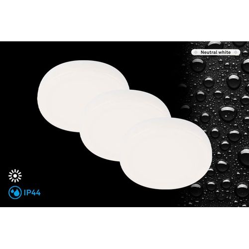 BRILONER LEUCHTEN LED Einbauleuchte "PLAT", weiß, Leuchten