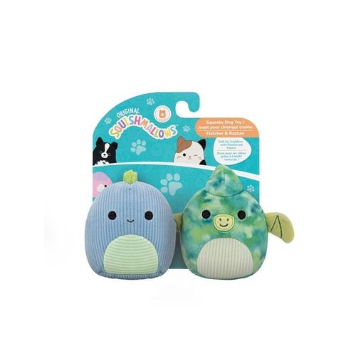 Squishmallows Pets Squishmallows 9cm Two-Pack Squeaky Plush Dog Toy D
