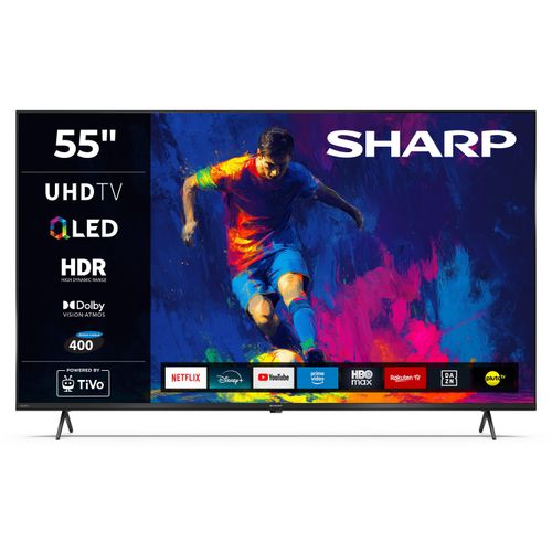Sharp 55HM5745E QLED Fernseher 55 Zoll Smart TV by TiVo 4K UHD Fernseher mit HDR Dolby Vision (2026)