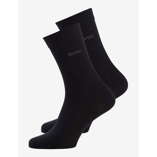 Brax Dames Sokken Style 2-PACK DAMESSOKKEN black, zwart,