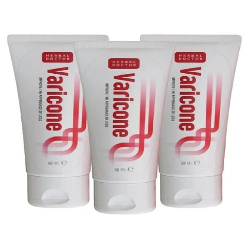 3x Varicone Premium 80ml für Krampfadern Creme für Besenreiser Beine