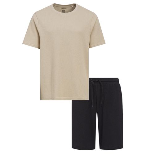 Herren Shorty mit Waffelstruktur