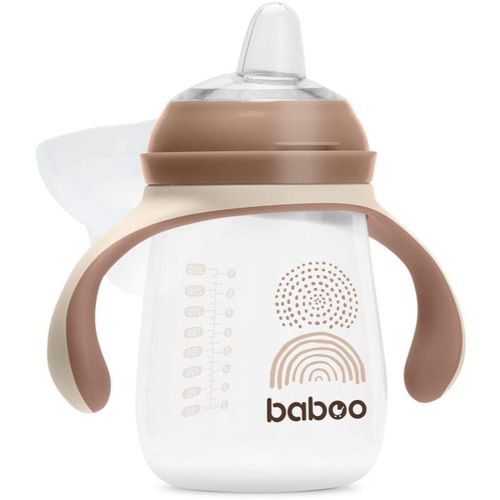 Baboo Cup with Silicone Spout Kop met handvaten Au Naturale 6m+ 260 ml