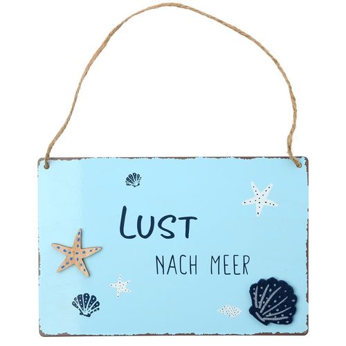 Deko-Schild aus Metall