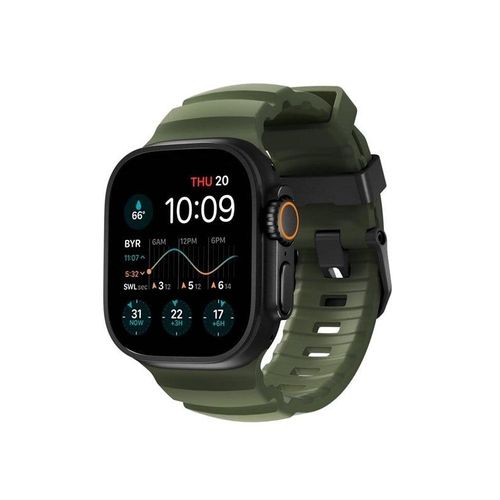 Nomad Rocky Point Band - 45mm | Forest| Black Hardware