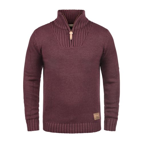 Troyer SOLID "Troyer SDPetro", Herren, Gr. L, rot (wine r mel), Obermaterial: 50% Baumwolle CO. 50% Polyacryl PAN., Pullover Troyer