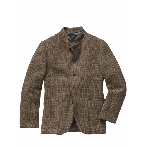 Mey & Edlich Herren Harris-Tweed-Janker Beige 100 % Schurwolle
