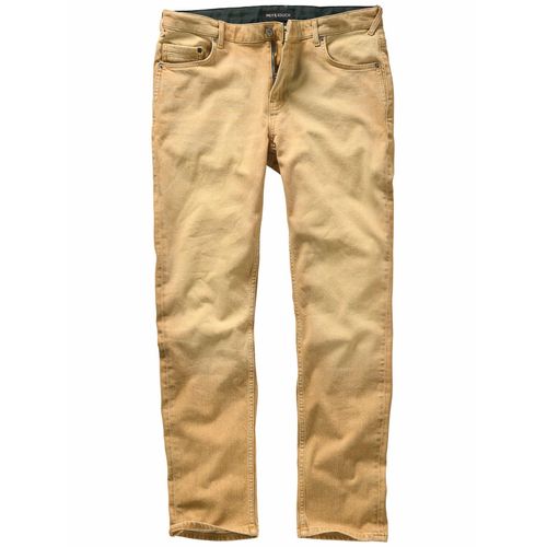 Mey & Edlich Herren Helle-Freude-Jeans Beige 99 % Baumwolle (Rohstoff aus kontrolliert biologischem Anbau), 1 % Elasthan