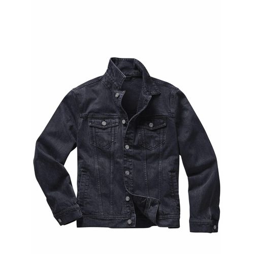 Mey & Edlich Herren Keine-Sperenzchen-Jeansjacke Schwarz 100 % Baumwolle (75 % bio, 25 % recycelt)