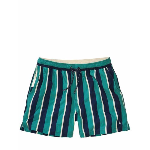 Mey & Edlich Herren Resort-Badeshorts Streifen Blau 94 % Polyester (recycelt), 6 % Elasthan