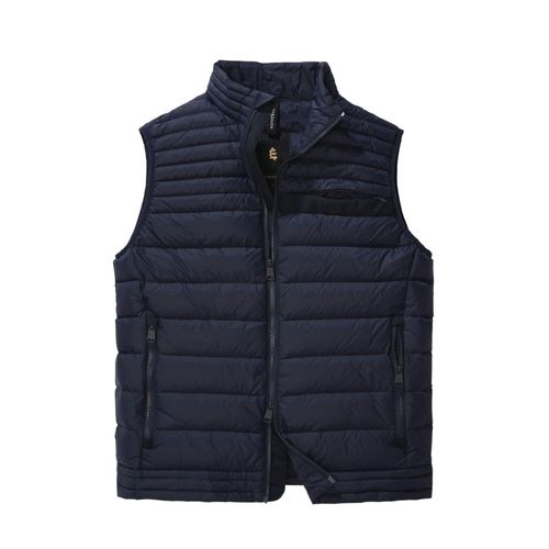 Mey & Edlich Herren Kreislauf-Steppweste Blau 100 % Polyamid