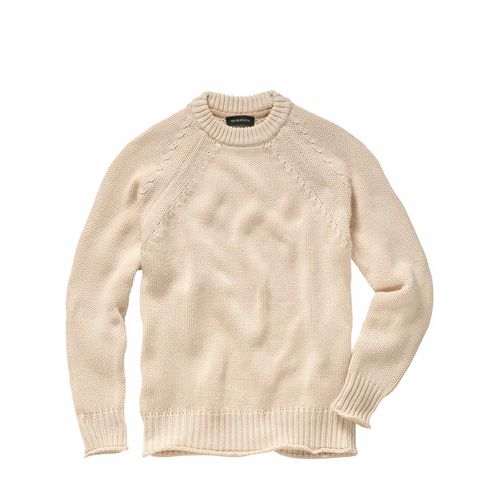 Mey & Edlich Herren Fundierter Pullover Grau 60 % Baumwolle, 40 % Schurwolle