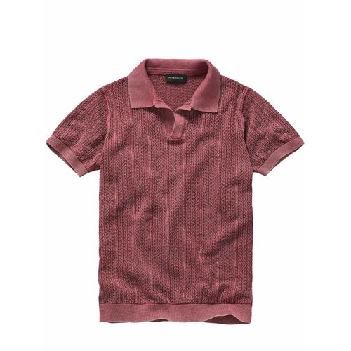 Mey & Edlich Herren Frischluft-Polo Rosa 100 % Baumwolle (bio)
