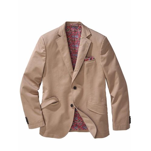 Mey & Edlich Herren Casual-Sakko Beige 98 % Baumwolle, 2 % Elasthan