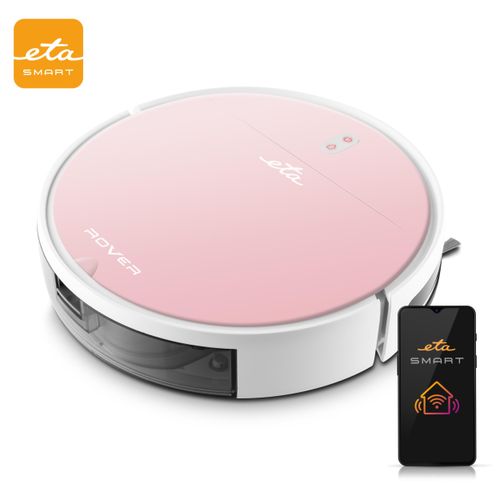 ETA Saugroboter "mit Wischfunktion Rover", rosa, B:30,5cm H:8cm T:30,5cm, Saugroboter