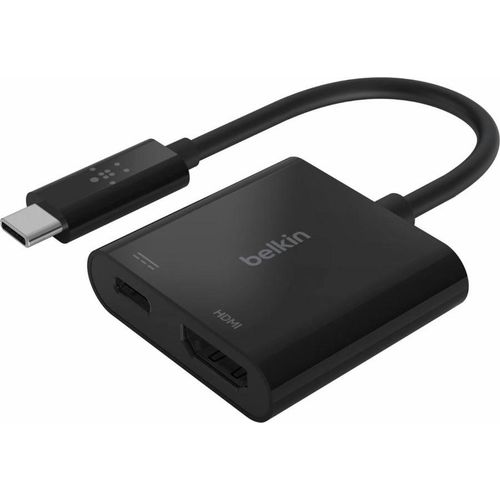 BELKIN Laptop-Adapter "USB-C auf HDMI-Adapter mit 60 W PD", schwarz, Adapter