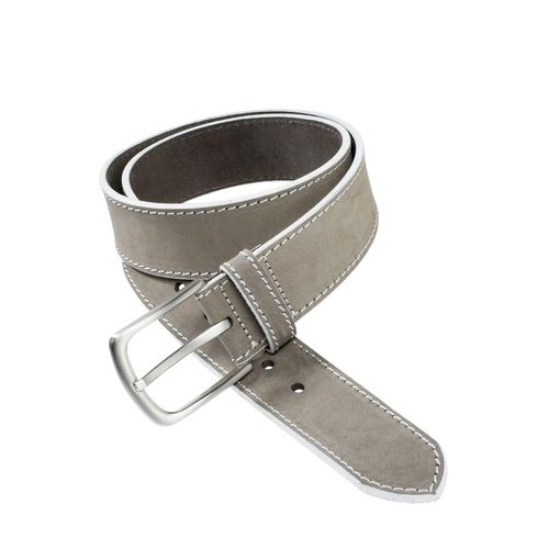 Mey & Edlich Herren Weißstich-Gürtel Grau Breite: ca