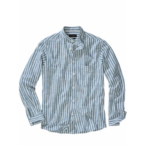 Mey & Edlich Herren Vorarbeiter-Hemd Blau 100 % Baumwolle