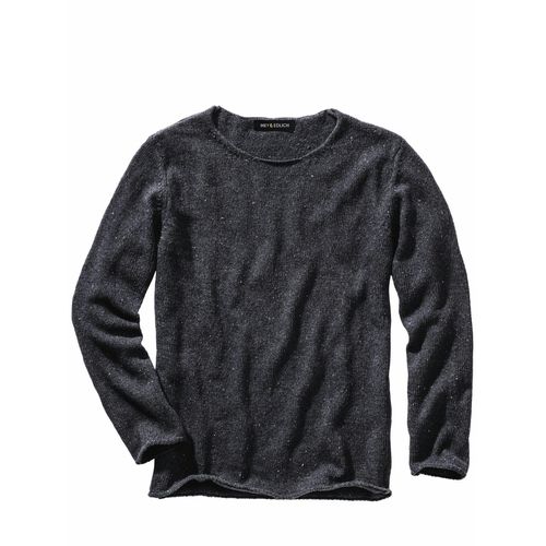 Mey & Edlich Herren Upcycled Sweater Schwarz 95 % Baumwolle (mindestens 65 % recycelt), 5 % andere Fasern (recycelt)
