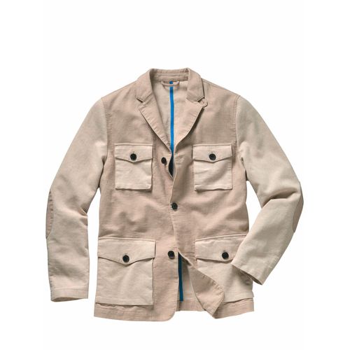 Mey & Edlich Herren Field-Sakko Beige 65 % Baumwolle, 34 % Leinen, 1 % Elasthan