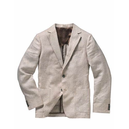 Mey & Edlich Herren Formentera-Anzugsakko Beige 100 % Leinen