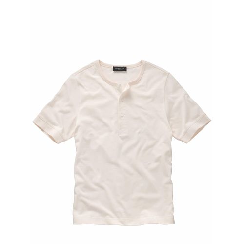 Mey & Edlich Herren Gewichtiges Henley Beige 100 % Baumwolle
