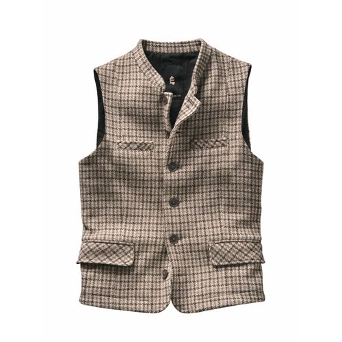 Mey & Edlich Herren Handverlesene Weste Beige Obermaterial: 100 % Wolle