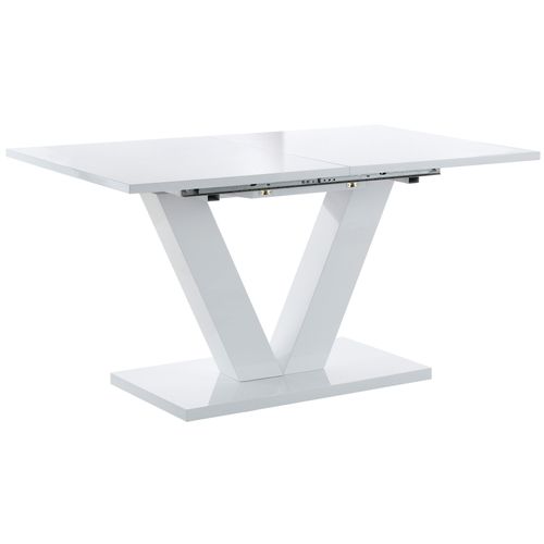 Esstisch OTTO HOME "ausziehbar Andy", weiß, B:140cm H:76cm T:90cm, Tische, Esstisch, mit Auszugsfunktion, 2 Breiten (140-180 cm oder 180-220 cm)
