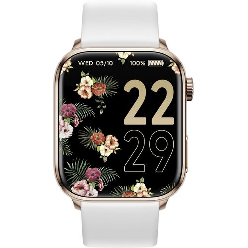Smartwatch ICE-WATCH "ICE smart 2.0", weiß (weiß, weiß), Smartwatches, Damen, Smartwatch, Armbanduhr, Damenuhr, Silikonarmband, Bluetooth