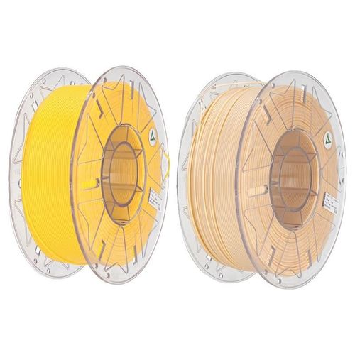 3D-Filament, 1,75 mm Durchmesser, biologisch abbaubares PLA-Material, Haut und Gelb